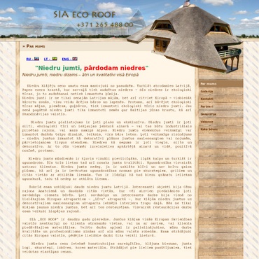 Eco roof, SIA